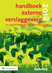 Omslag van Handboek Externe Verslaggeving 2018