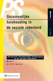Omslag van Gezamenlijke huishouding in de sociale zekerheid
