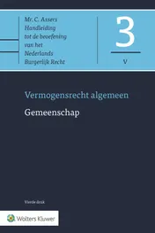 Omslag van Vermogensrecht algemeen Gemeenschap