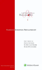 Omslag van Nijmeegs Europees Privaatrecht