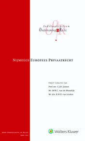 Omslag van Nijmeegs Europees Privaatrecht