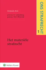 Omslag van Het materiële strafrecht
