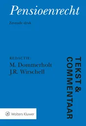 Omslag van Tekst & Commentaar Pensioenrecht
