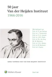 Omslag van 50 jaar Van der Heijden Instituut ,1966 - 2016