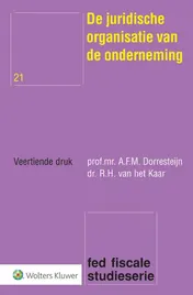 Omslag van De juridische organisatie van de onderneming