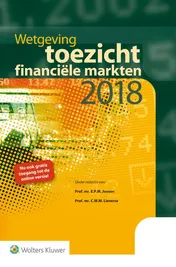 Omslag van Wetgeving toezicht financiële markten 2018