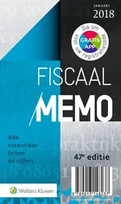 Omslag van Fiscaal Memo januari 2018