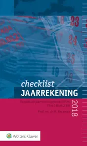 Omslag van Checklist jaarrekening 2018