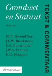 Omslag van Tekst & Commentaar Grondwet en Statuut