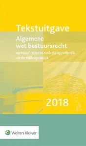Omslag van Tekstuitgave Algemene wet bestuursrecht 2018