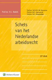 Omslag van Schets van het Nederlandse arbeidsrecht