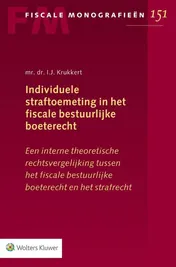 Omslag van Individuele straftoemeting in het fiscale bestuurlijke boeterecht