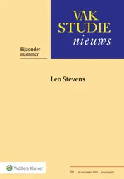 Omslag van Bijzonder nummer Leo Stevens