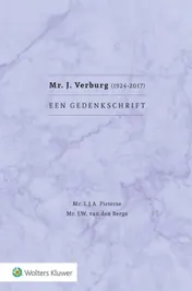Omslag van Mr. J. Verburg (1924-2017)