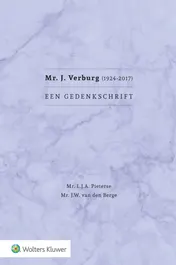 Omslag van Mr. J. Verburg (1924-2017)
