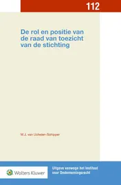 Omslag van De rol en positie van de raad van toezicht van de stichting