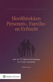Omslag van Hoofdstukken personen-, familie- en erfrecht