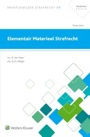 Omslag van Elementair materieel strafrecht