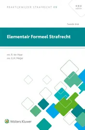 Omslag van Elementair formeel strafrecht