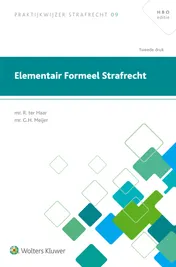 Omslag van Elementair formeel strafrecht