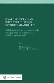 Omslag van Hoofdstukken van privaatrechtelijk overheidshandelen
