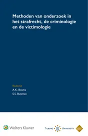 Omslag van Methoden van onderzoek in het strafrecht, de criminologie en de victimologie