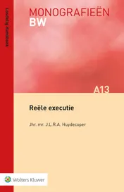 Omslag van Reële executie