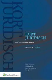 Omslag van Kort juridisch