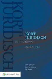 Omslag van Kort juridisch