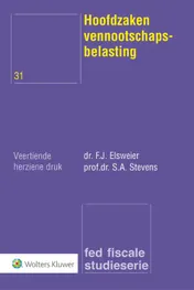 Omslag van Hoofdzaken vennootschapsbelasting