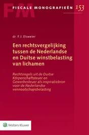Omslag van Rechtsvergelijking tussen de Nederlandse en Duitse winstbelasting van lichamen