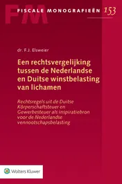 Omslag van Een rechtsvergelijking tussen de Nederlandse en Duitse winstbelasting van licham