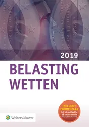 Omslag van Belastingwetten 2019