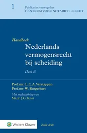 Omslag van Handboek Nederlands vermogensrecht bij scheiding Deel A