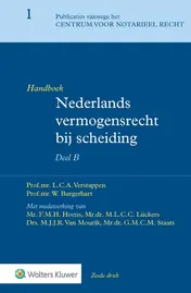 Omslag van Handboek Nederlands vermogensrecht bij scheiding Deel B