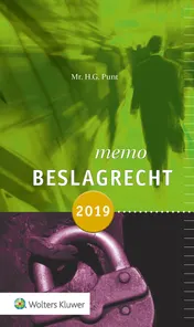 Omslag van Memo beslagrecht 2019