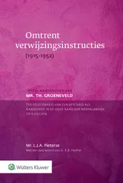 Omslag van Omtrent verwijzingsinstructies