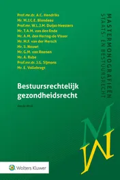 Omslag van Bestuursrechtelijk gezondheidsrecht