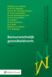 Omslag van Bestuursrechtelijk gezondheidsrecht