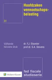 Omslag van Hoofdzaken vennootschapsbelasting