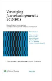 Omslag van Vereniging Jaarrekeningenrecht 2016-2018