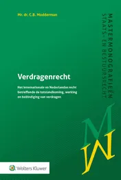 Omslag van Verdragenrecht