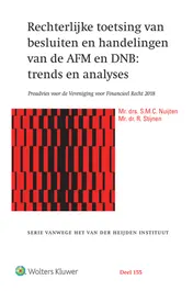 Omslag van Rechterlijke toetsing van besluiten en handelingen van de AFM en DNB
