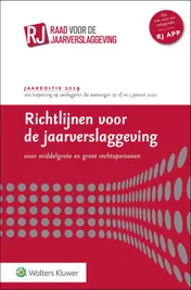 Omslag van Richtlijnen voor de jaarverslaggeving, middelgrote en grote rechtspersonen 2019
