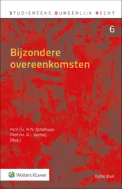 Omslag van Bijzondere overeenkomsten