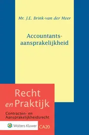 Omslag van Accountantsaansprakelijkheid