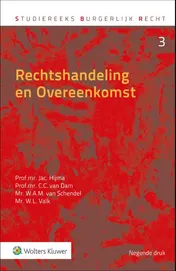 Omslag van Rechtshandeling en Overeenkomst
