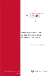 Omslag van Waarderingsvragen in het ondernemings- en insolventierecht