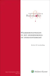 Omslag van Waarderingsvragen in het ondernemings- en insolventiere