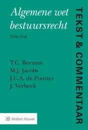 Omslag van Tekst & Commentaar Algemene wet bestuursrecht